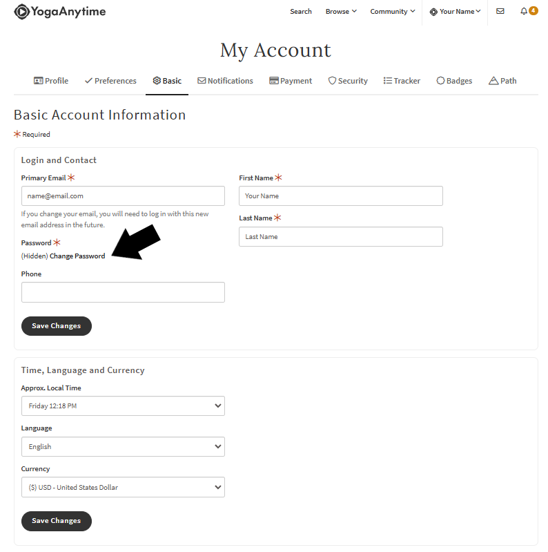 My Account BASIC INFO Change Password.PNG